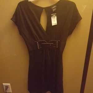 Junior's black dress